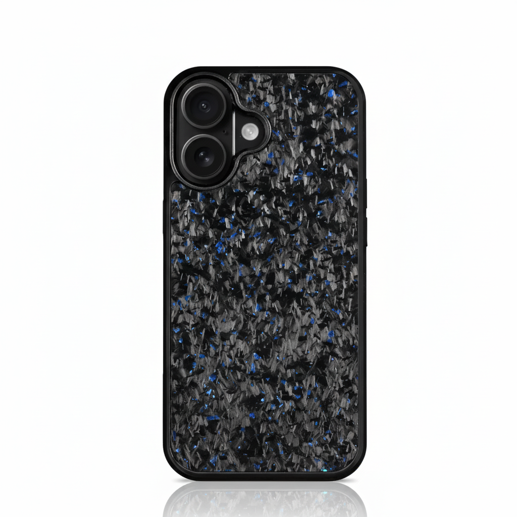Forged Carbon Case for iPhone – Blue