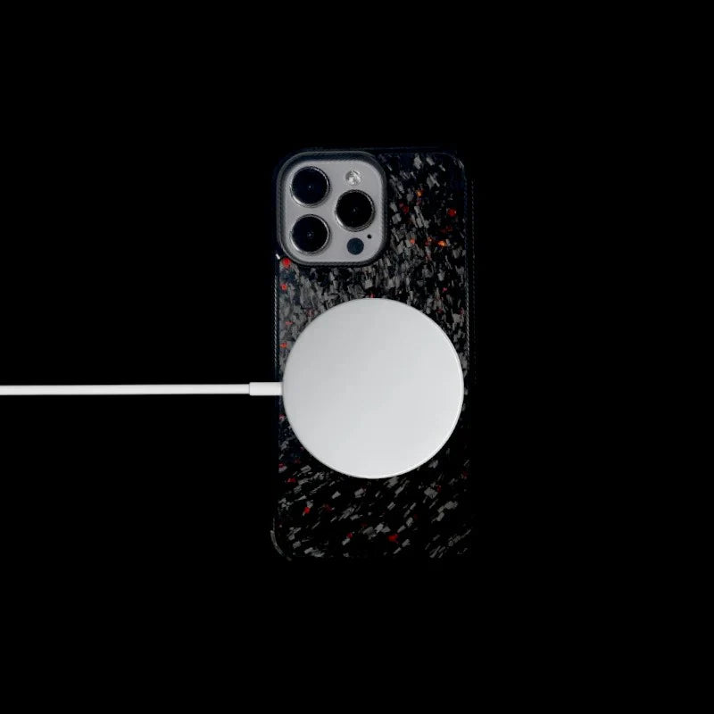 Forged Carbon Case for iPhone – Red