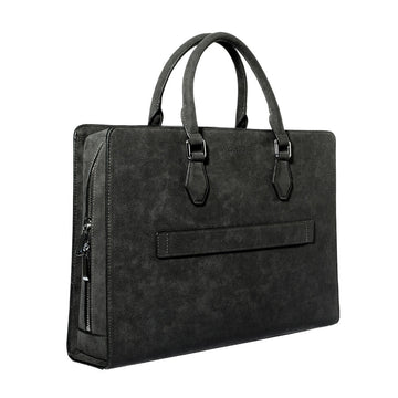 Alcantara® Laptop Bag - Grigio Milano