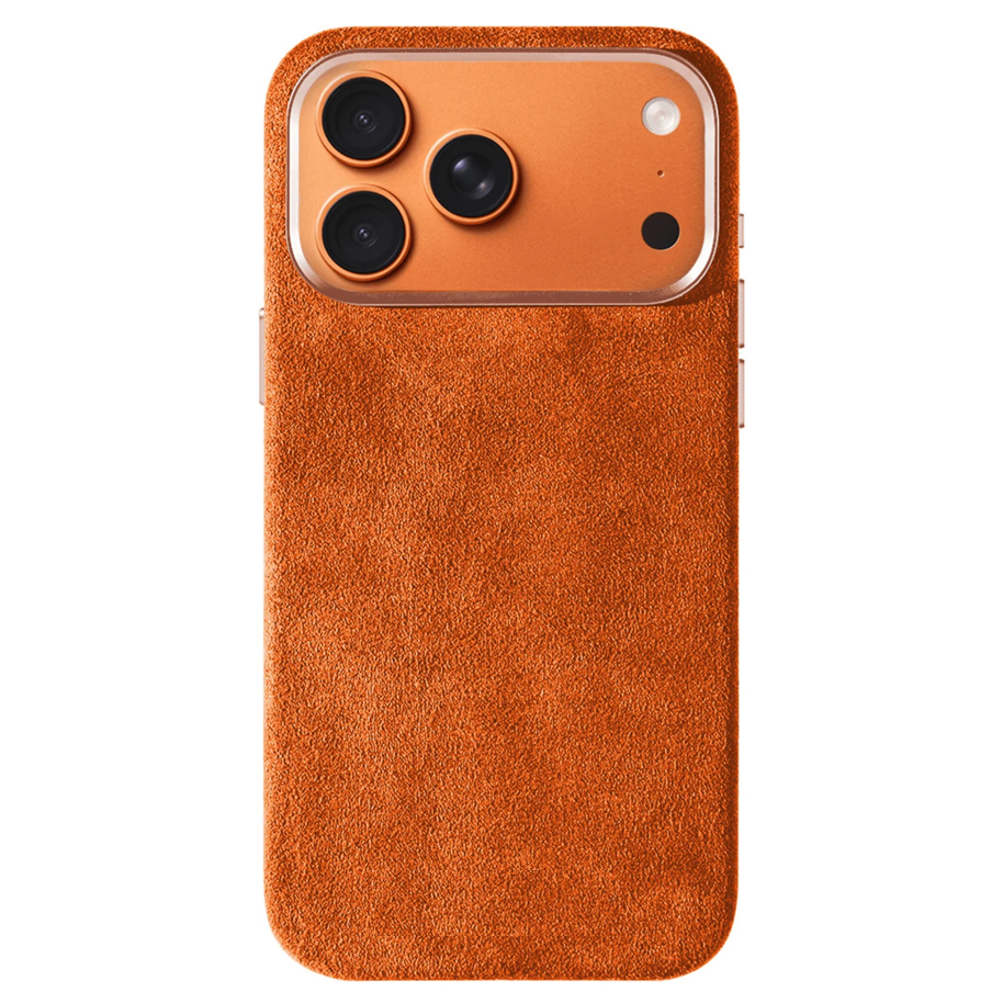 Alcantara Case for iPhone – Arancio Sicilia