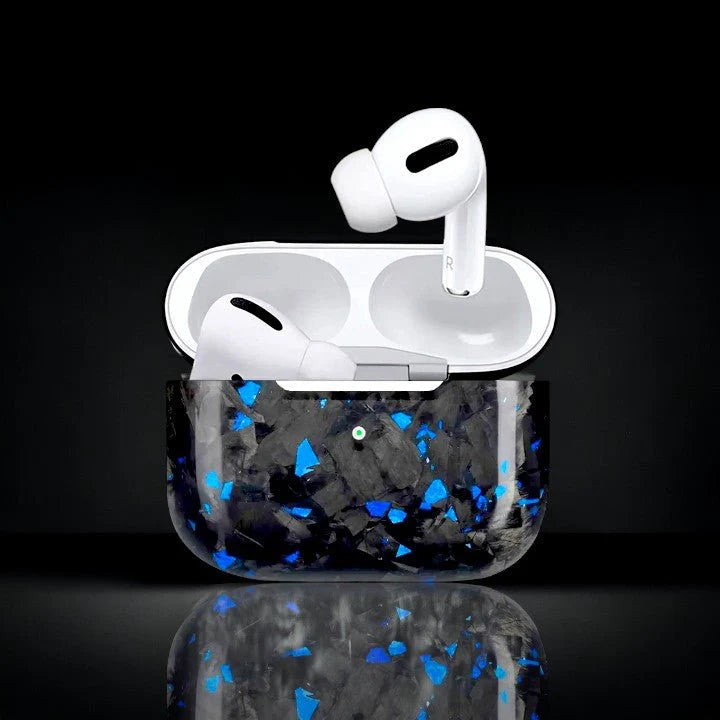 Forged Carbon Case for AirPods - Gold