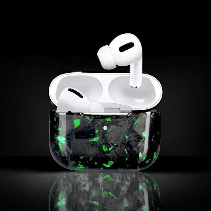 Forged Carbon Case for AirPods - Green
