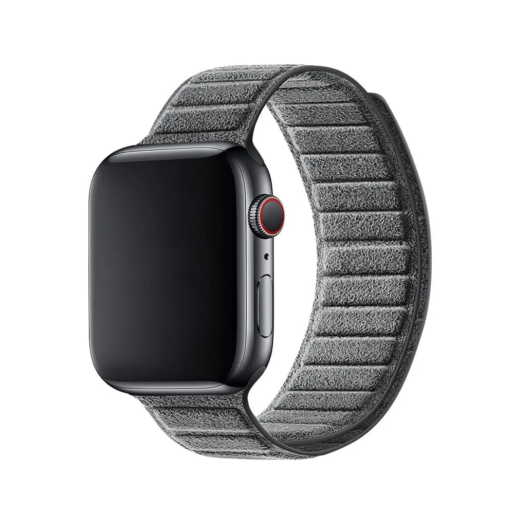 Alcantara Apple Watch Band - Blu Capri