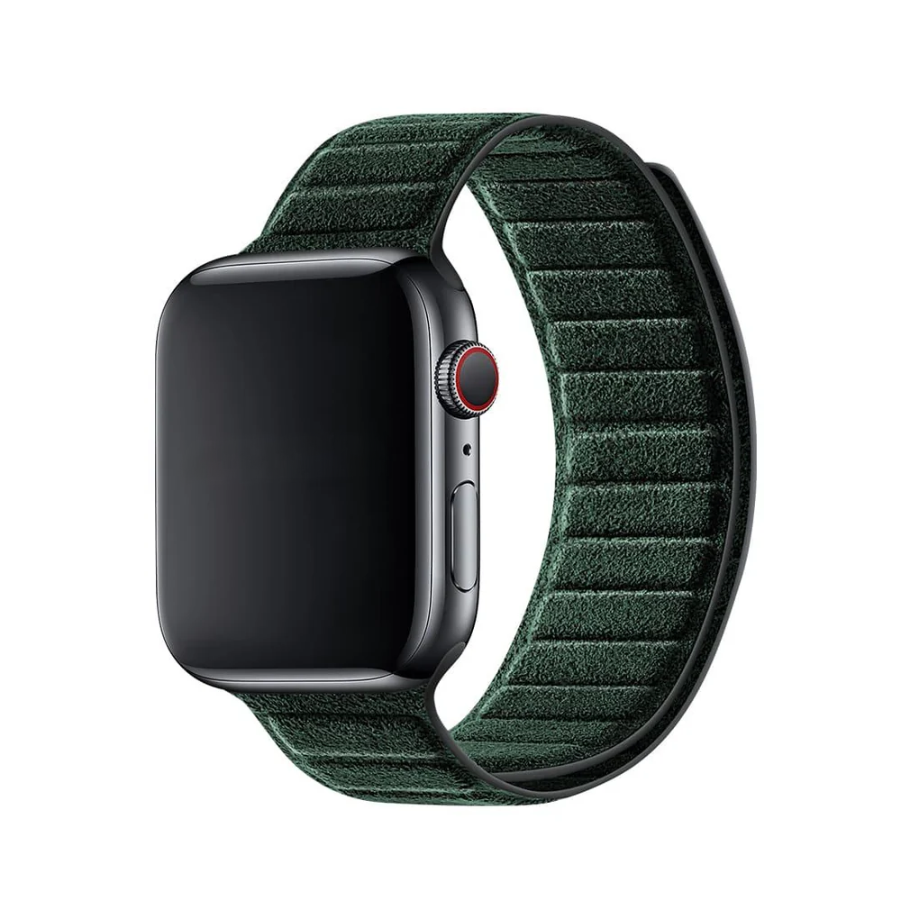 Alcantara Apple Watch Band - Grigio Milano
