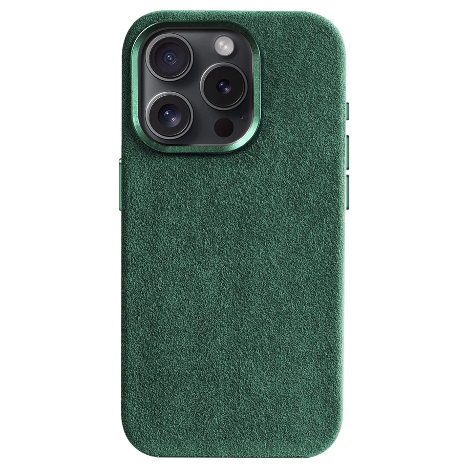 Alcantara Case for iPhone – Verde Toscana