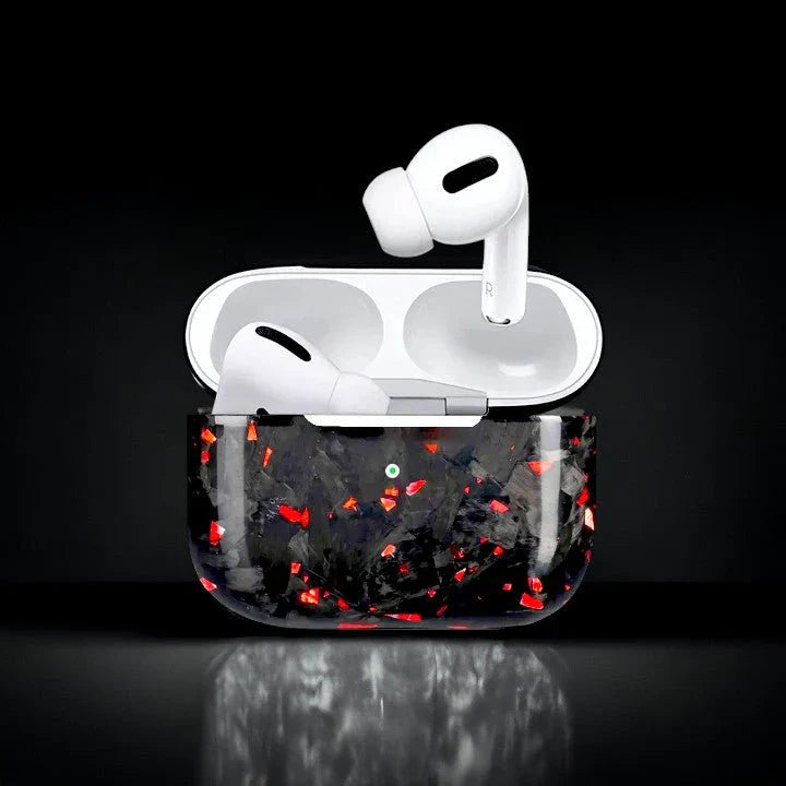 Forged Carbon Case for AirPods - Red