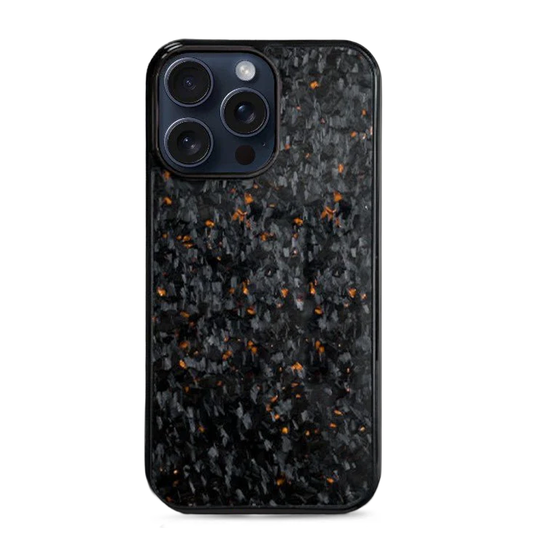 Forged Carbon Case for iPhone – Gold