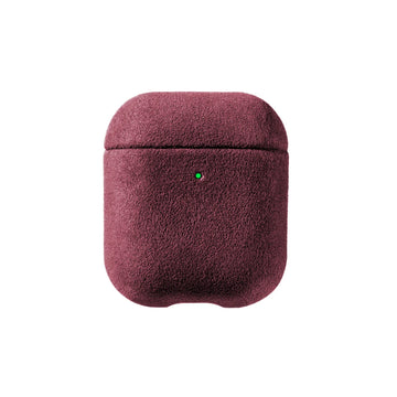 Alcantara Case for Aipods - Rosso Firenze