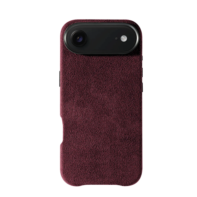 Alcantara Case for iPhone – Rosso Firenze